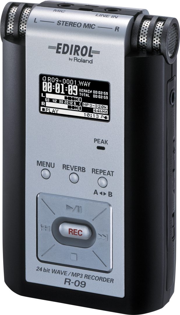 Edirol R09 24-Bit WAV and MP3 Recorder | zZounds