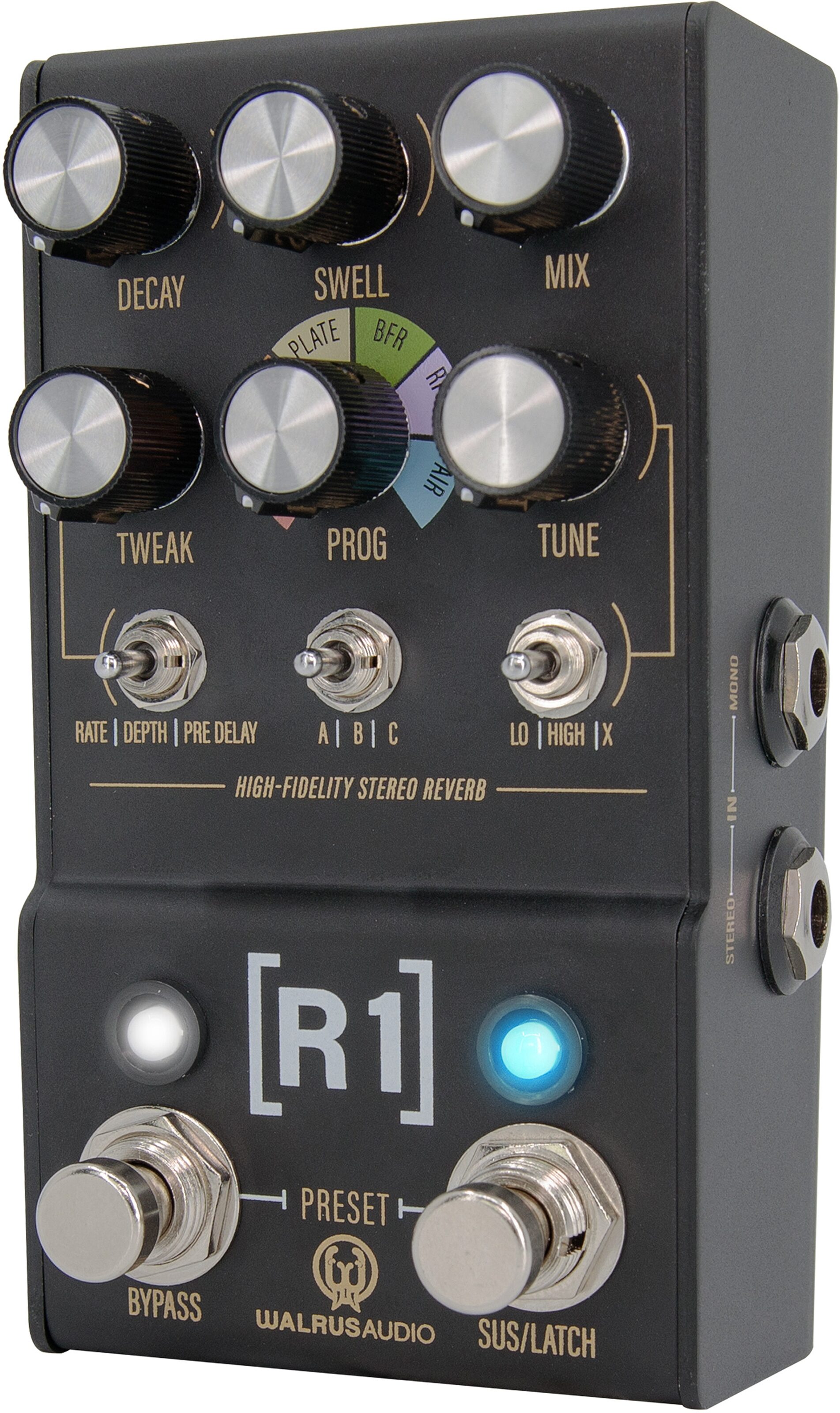 Реверб. IQ stereo Reverb. Walrus Audio Mako Series d1.