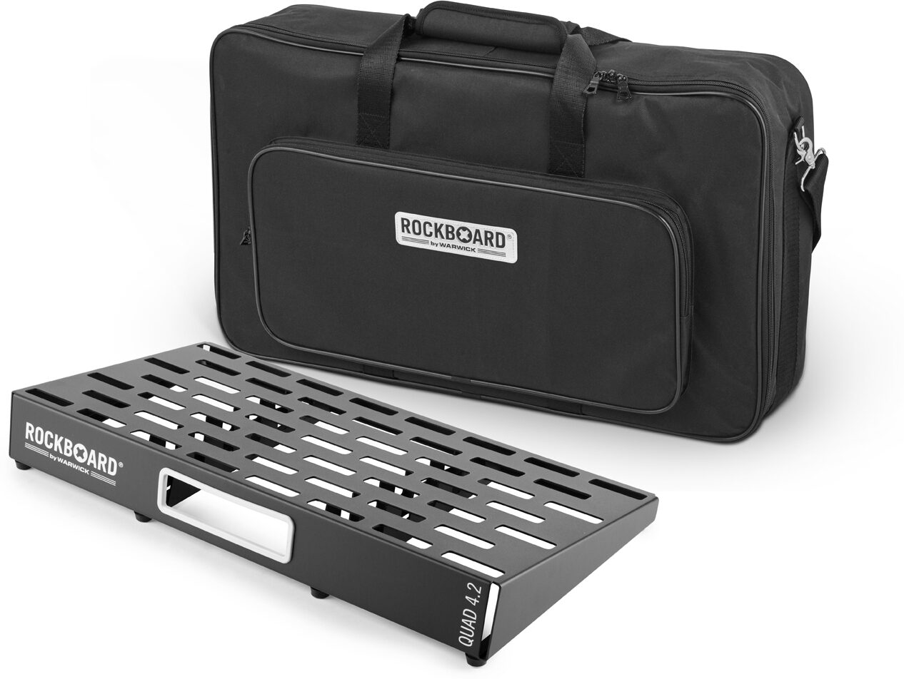 RockBoard QUAD 4.2 PedalBoard (with Gig Bag), New, Action Position Back