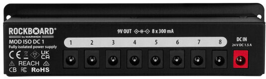 RockBoard Power MOD ISO DC 1 Multi-Power Supply, New, Action Position Back