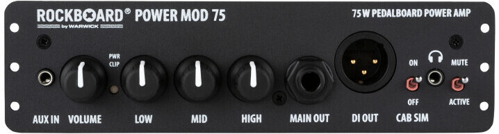 RockBoard PowerMOD 75 Pedalboard Amplifier (75 Watts), New, Action Position Back