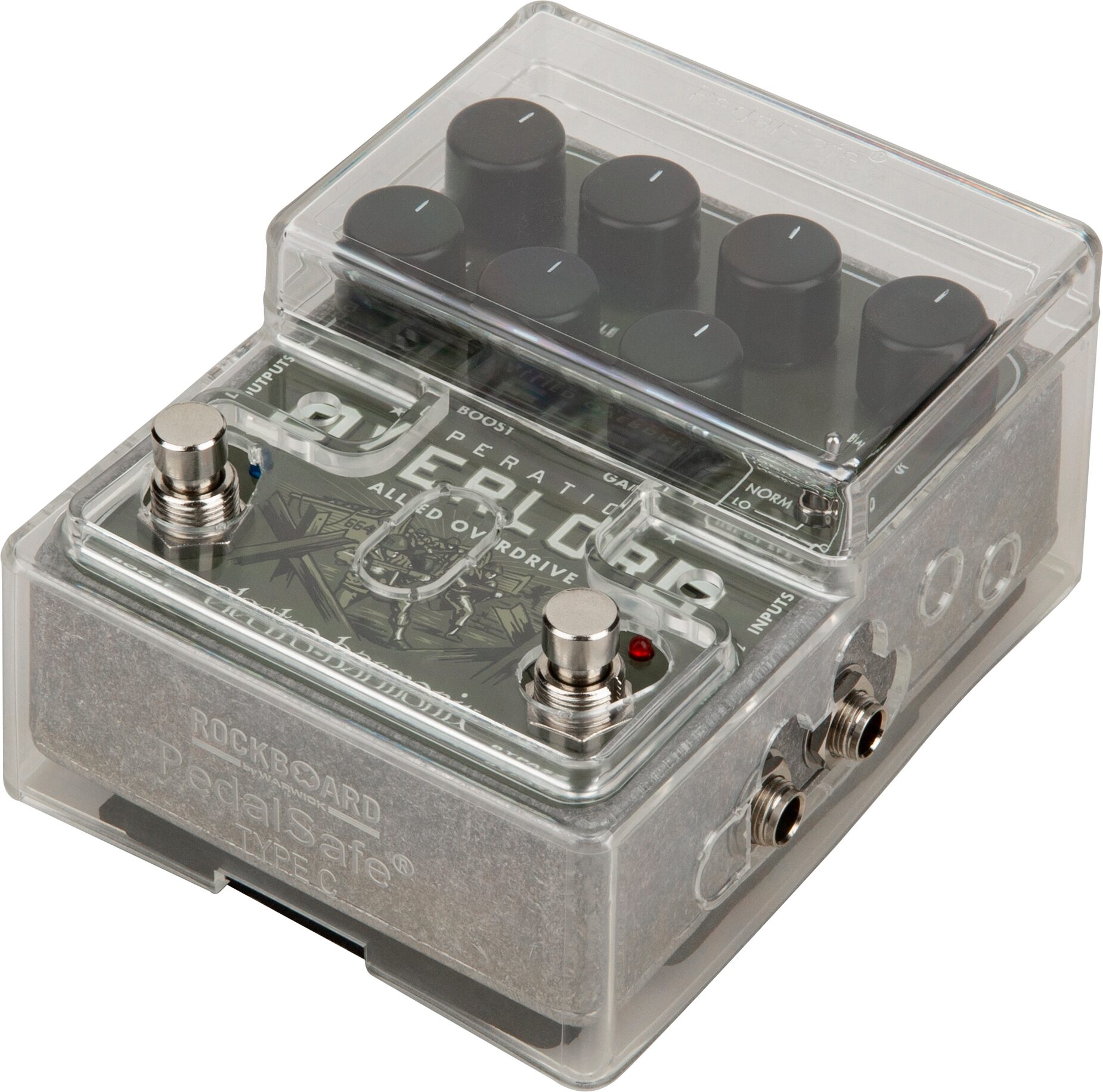 RockBoard PedalSafe Type C Cover/Mount, Action Position Back