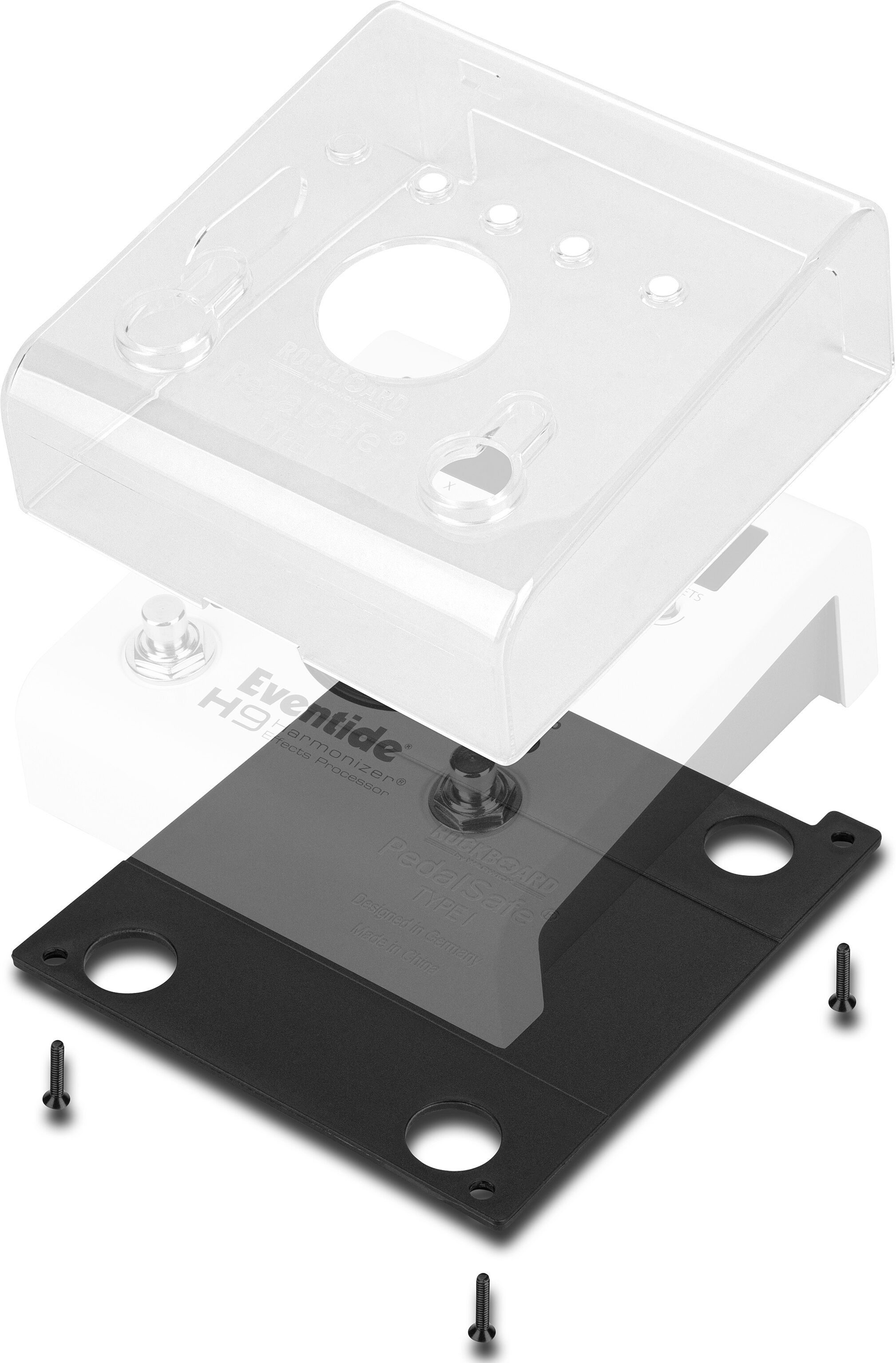 RockBoard PedalSafe Type I Cover/Mount, Action Position Back