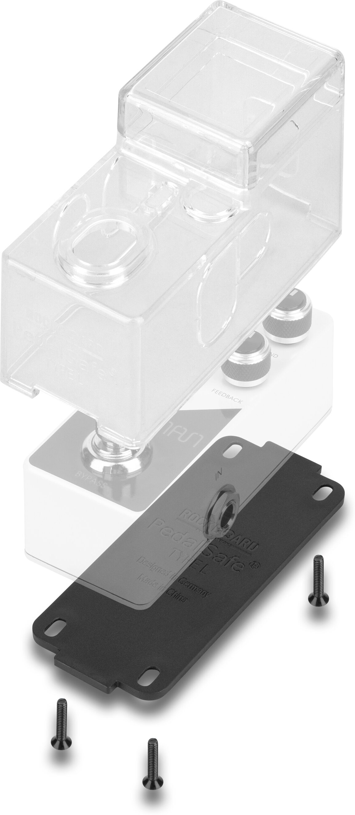 RockBoard PedalSafe Type L Cover/Mount, Action Position Back