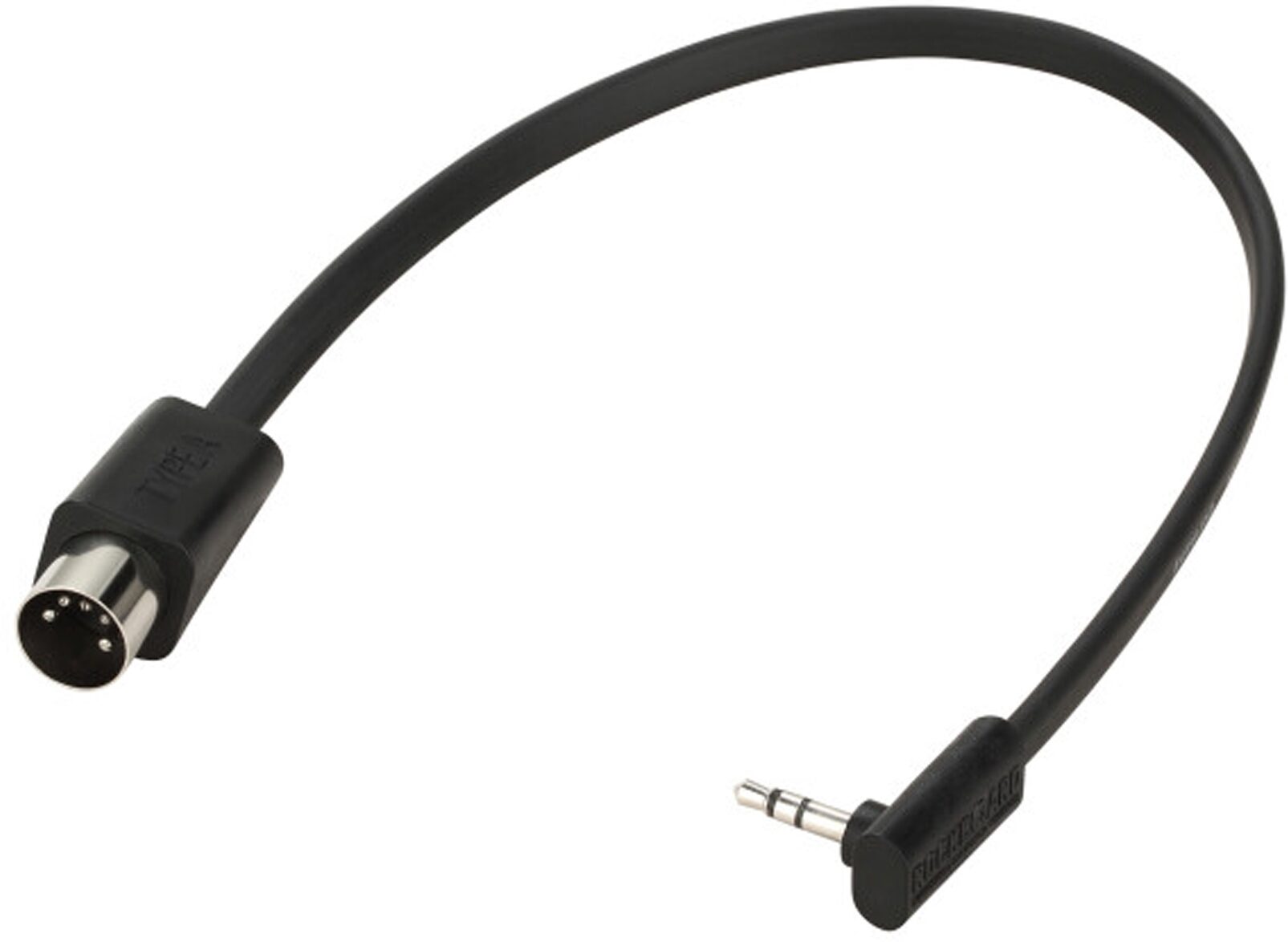RockBoard Flat TRS to MIDI Cable, 30 centimeter, Type A, Action Position Back