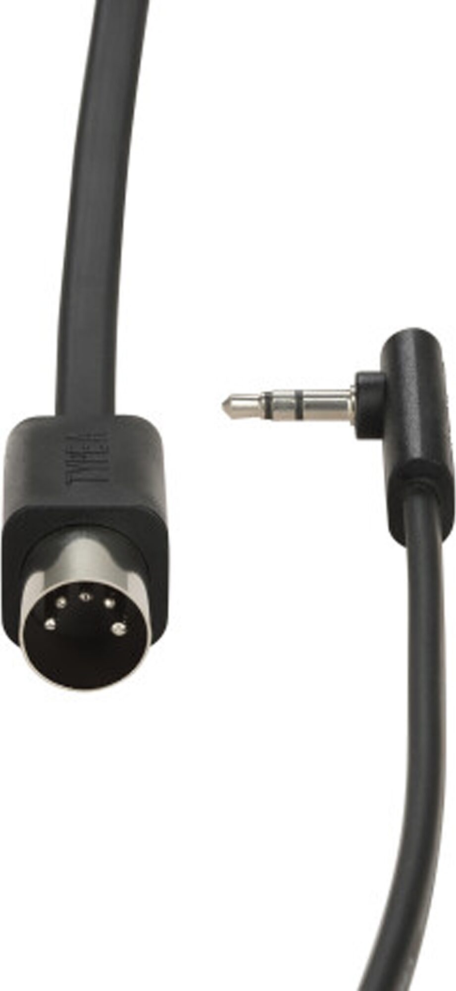 RockBoard Flat TRS to MIDI Cable, 30 centimeter, Type A, Action Position Back