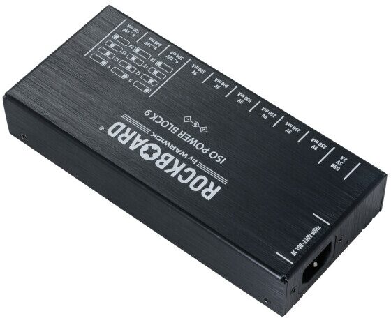RockBoard ISO Power Block 9 IEC Isolated Multi-Power Supply, New, Action Position Back