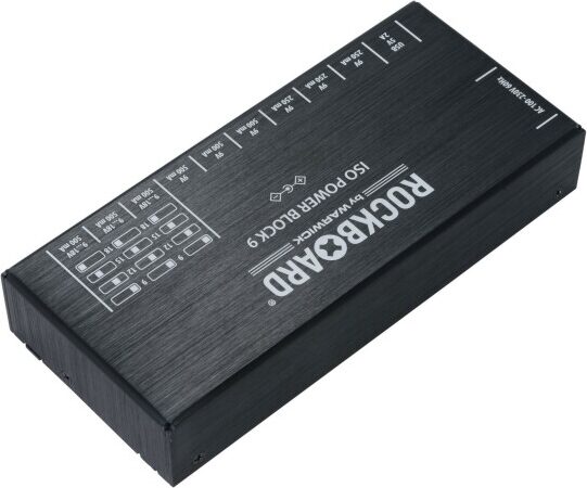 RockBoard ISO Power Block 9 IEC Isolated Multi-Power Supply, New, Action Position Back