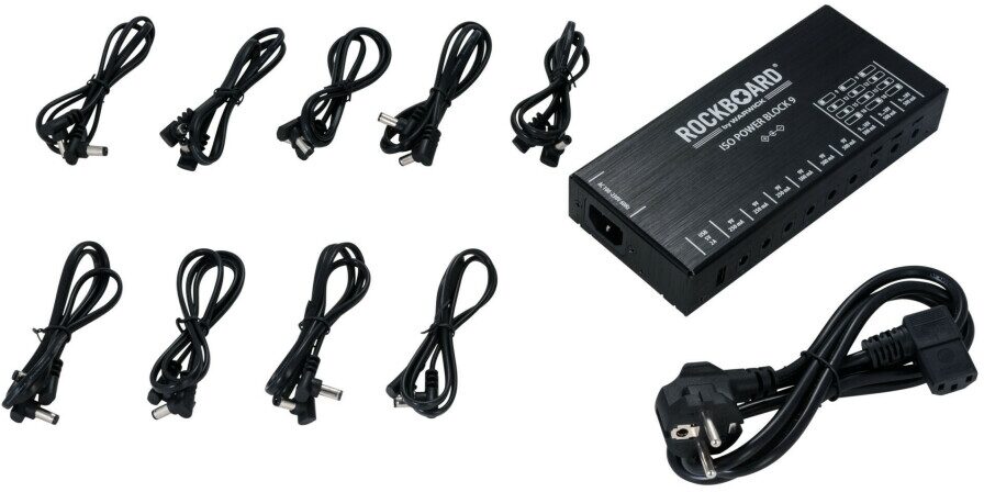 RockBoard ISO Power Block 9 IEC Isolated Multi-Power Supply, New, Action Position Back
