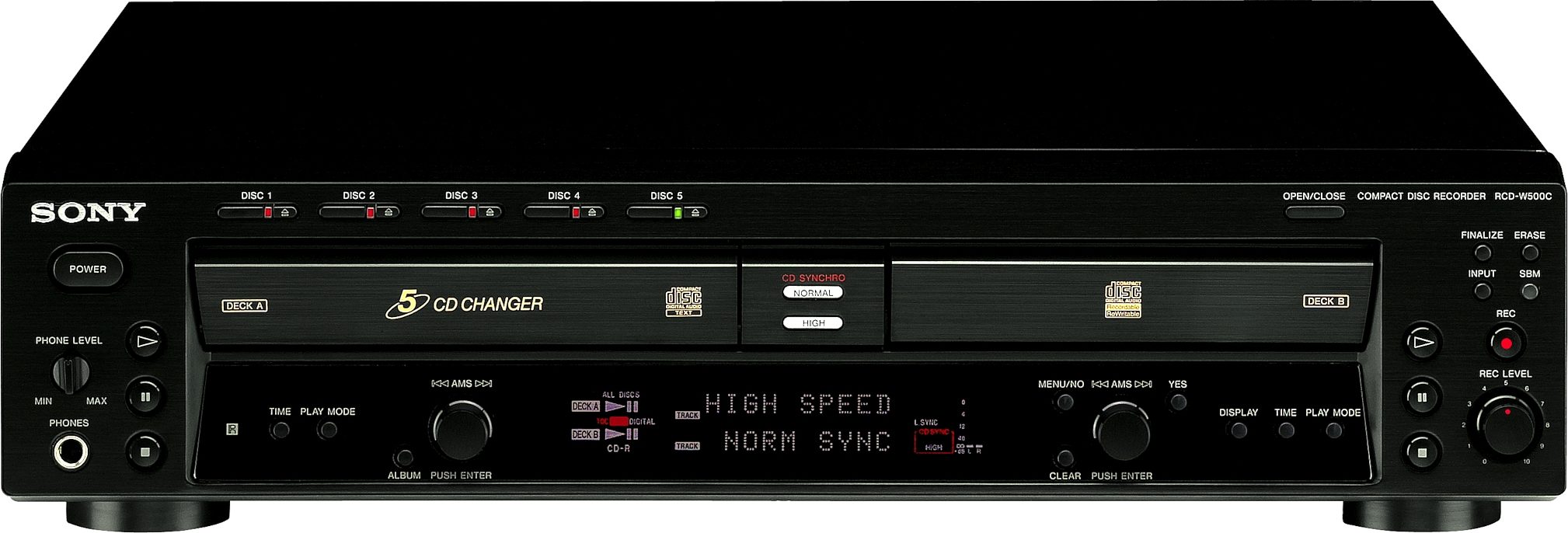 Sony RCD-W500C CD Recorder and Player zZounds