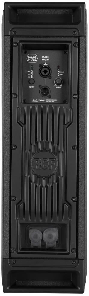 RCF NXL 14-A Compact Active 2-Way Point Source Speaker (2100 Watts), Black, Action Position Back