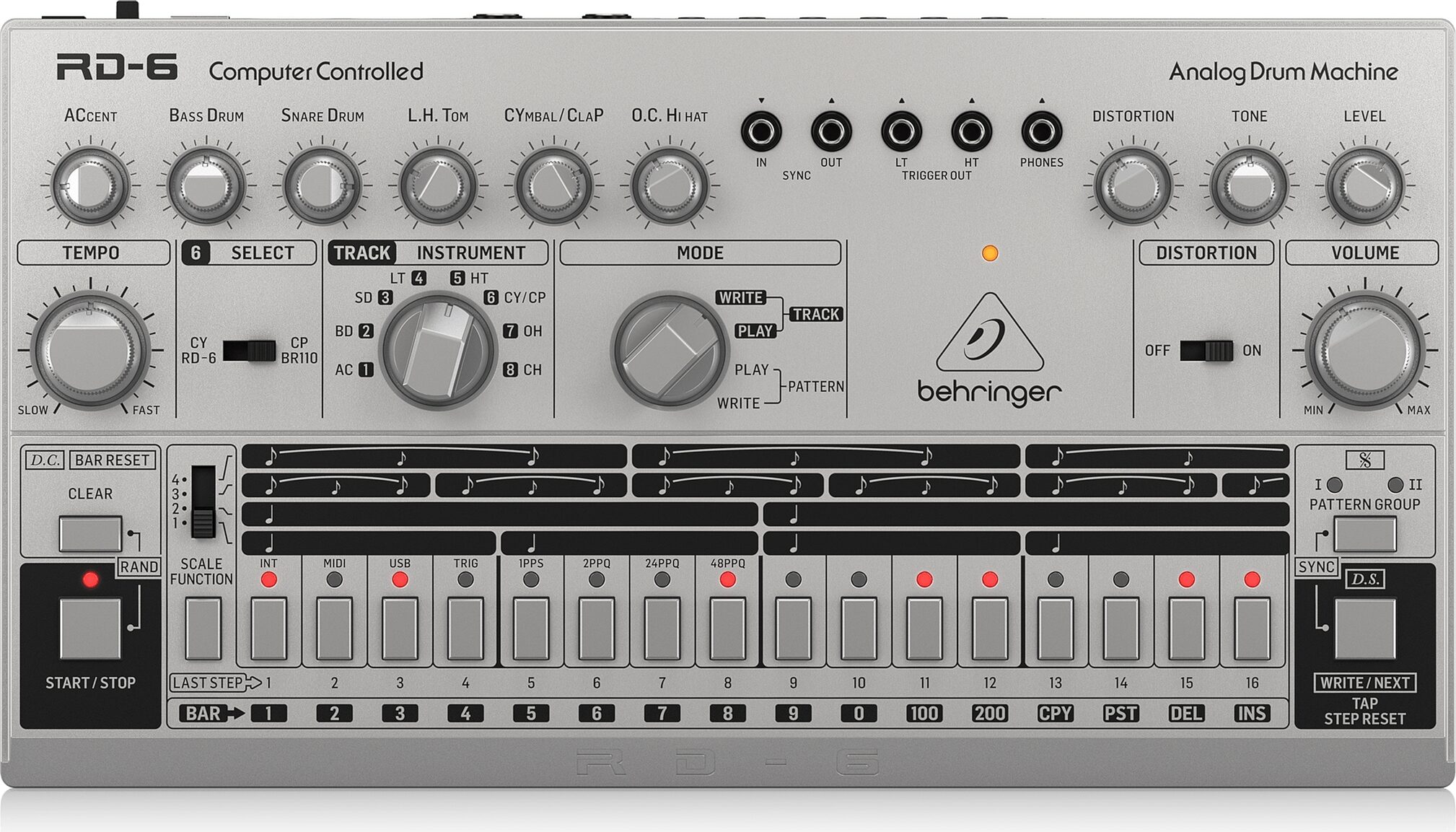 Behringer Rhythm Designer RD6 Classic Analog Drum Machine