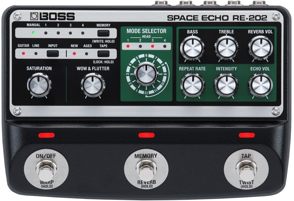 Boss RE-202 Space Echo Delay Pedal | zZounds