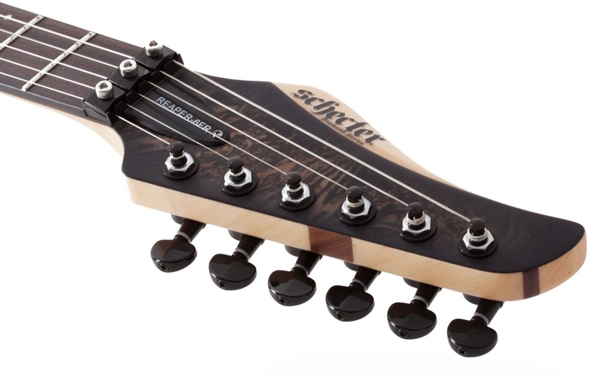 Schecter Reaper 6FR Electric Guitar, Charcoal Burst, Open Box (Very Good), View