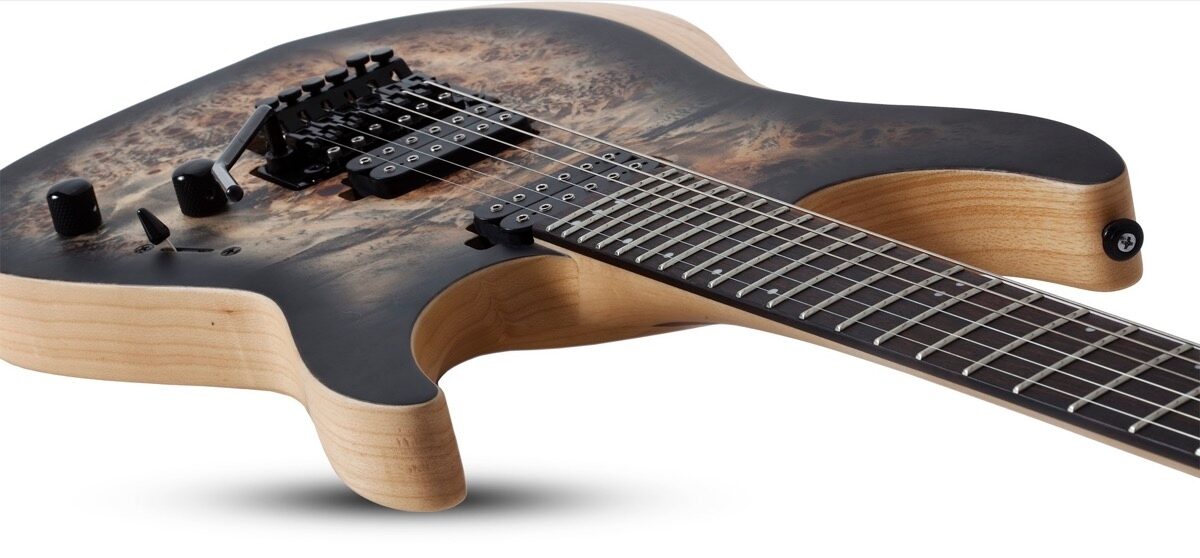 Schecter Reaper 6FR Electric Guitar, Charcoal Burst, Open Box (Very Good), View