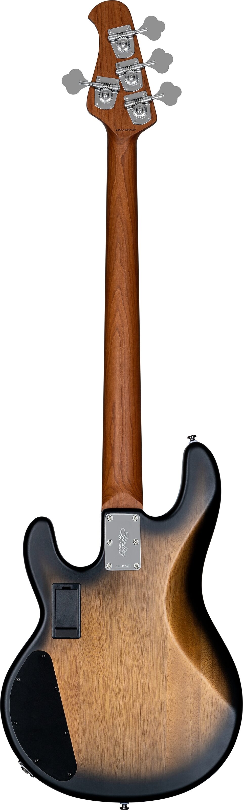 Sterling by Music Man Ray34 HHSM Electric Bass (with Gig Bag), Main Back