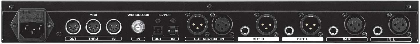 Behringer REV2496 Dual Engine Reverb Modeler, Back