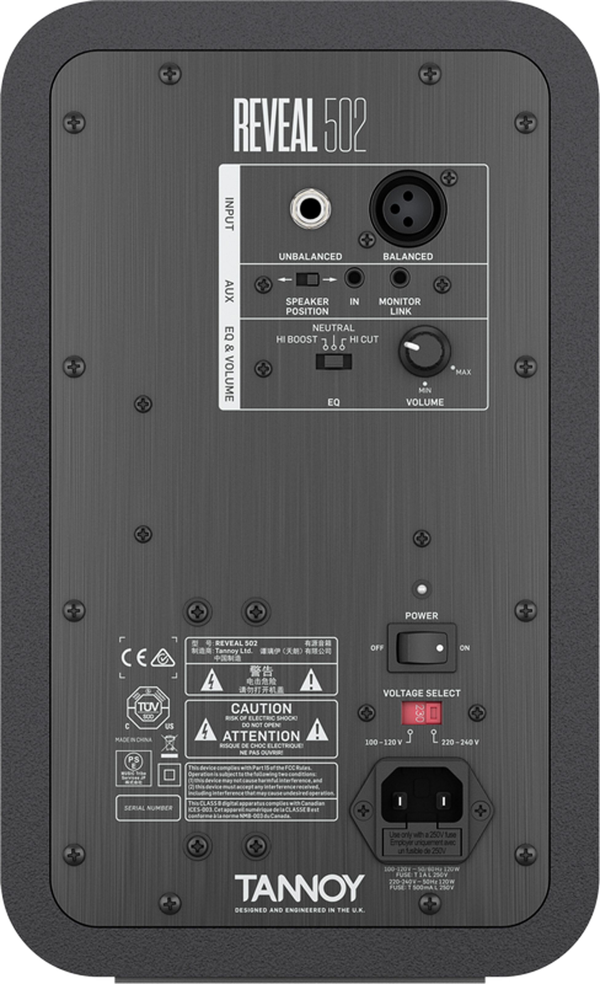 Tannoy Reveal 502 Powered Studio Monitor | zZounds