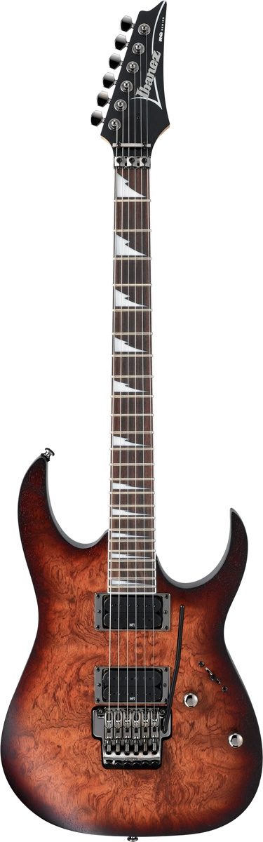 Ibanez RG420FB Electric Guitar, Natural Brown Burst Flat