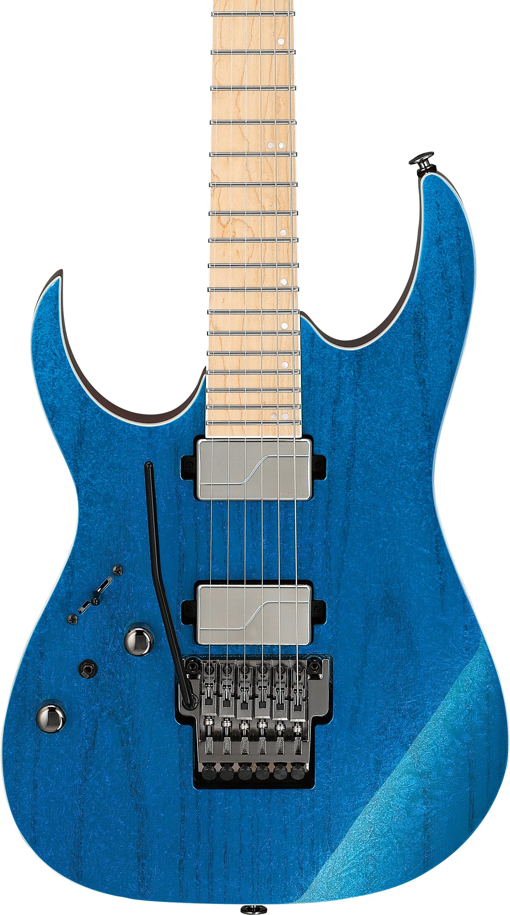 Ibanez RG5120ML Prestige Electric Guitar (with Case), Frozen Ocean, Action Position Back