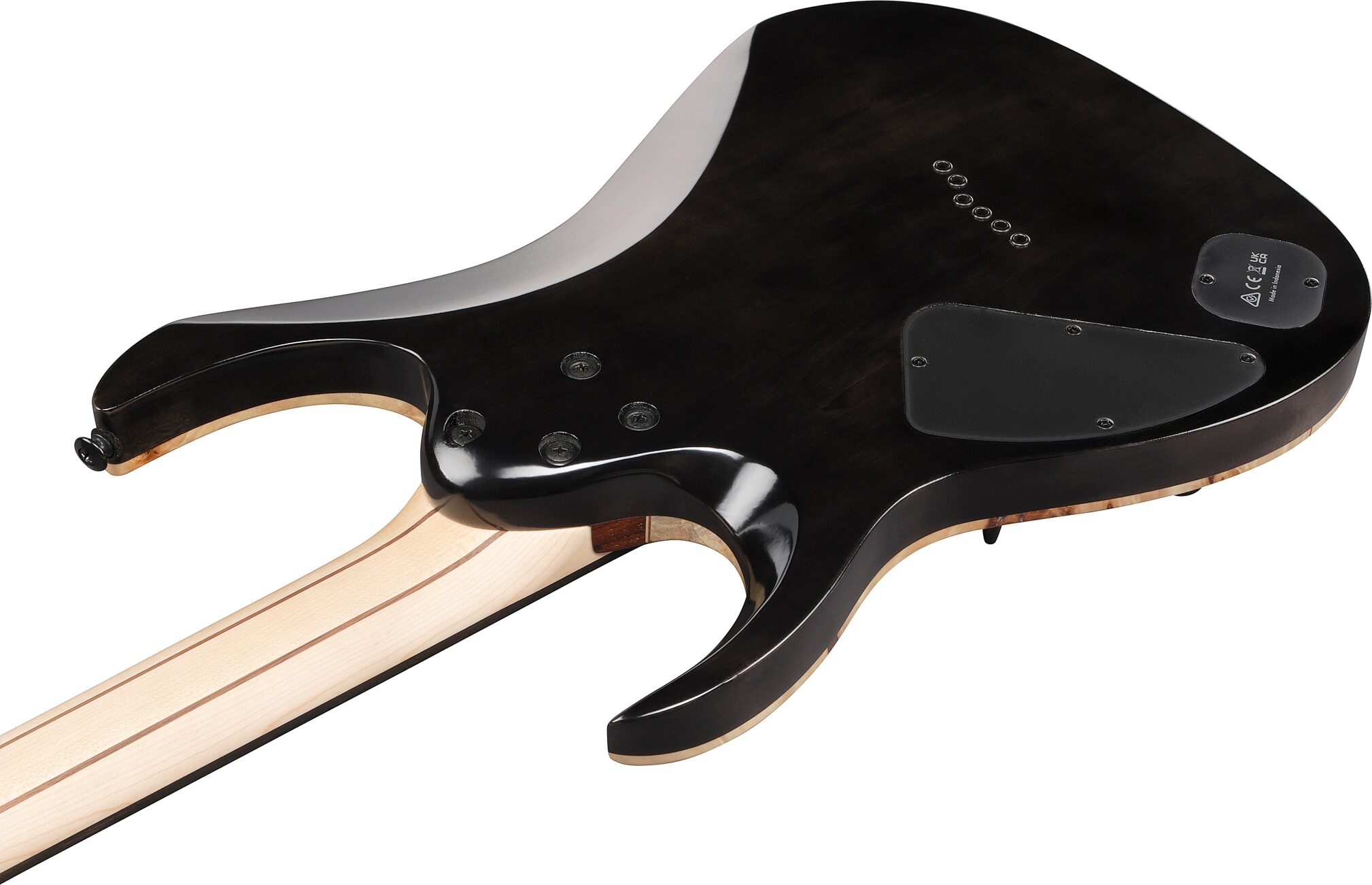 Ibanez RGA21P1PB Premium Electric Guitar (with Gig Bag), Deep Twilight Burst, Action Position Back
