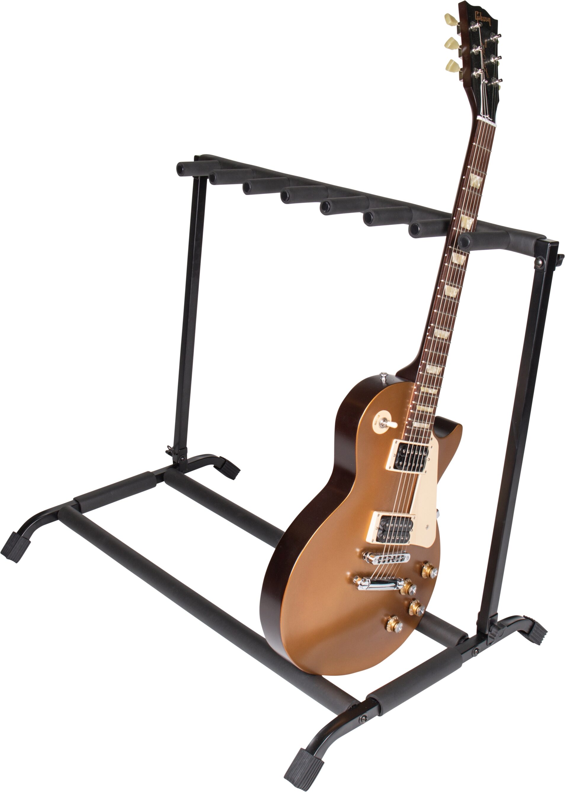 The CrossCurve™ Deluxe Single Wood Guitar Stand