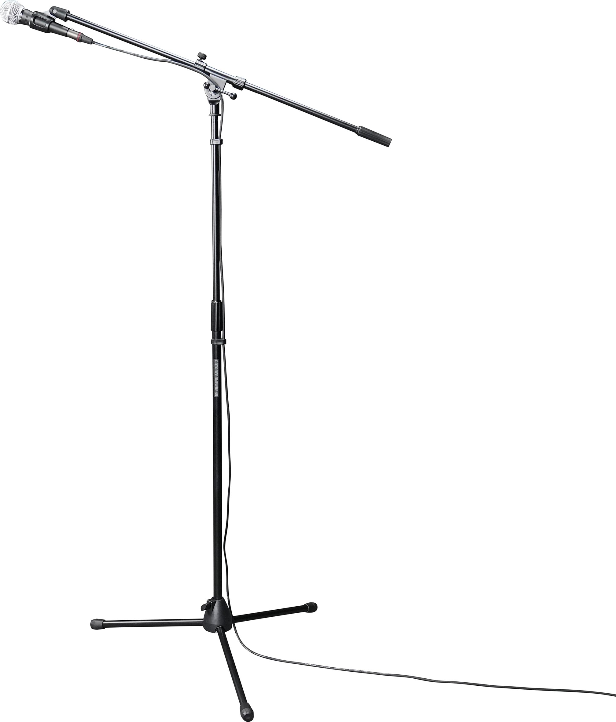 Gator RI-MIC-1020 Rok-It Telescoping Tripod Mic Stand, New, Action Position Back