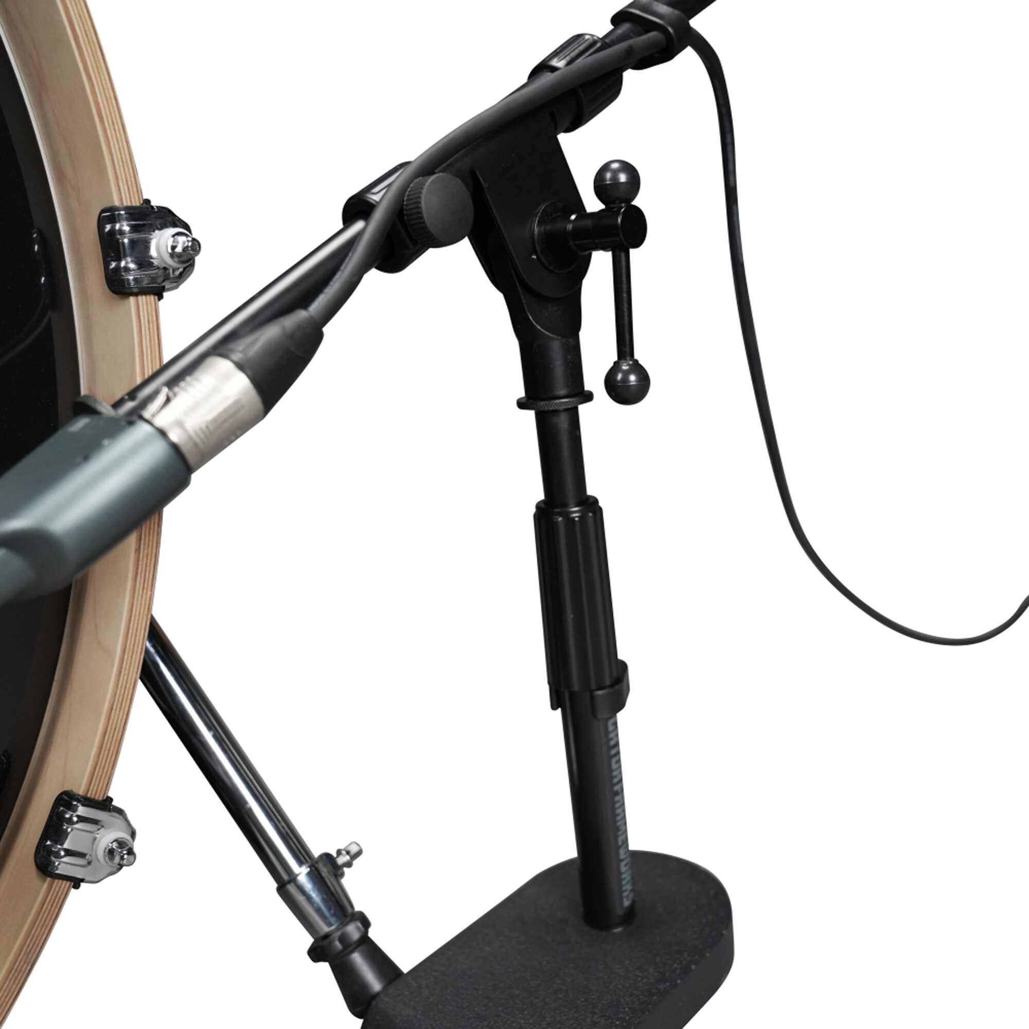 Gator RI-MIC-200 Rok-It Drum/Boom Microphone Stand, New, Action Position Back