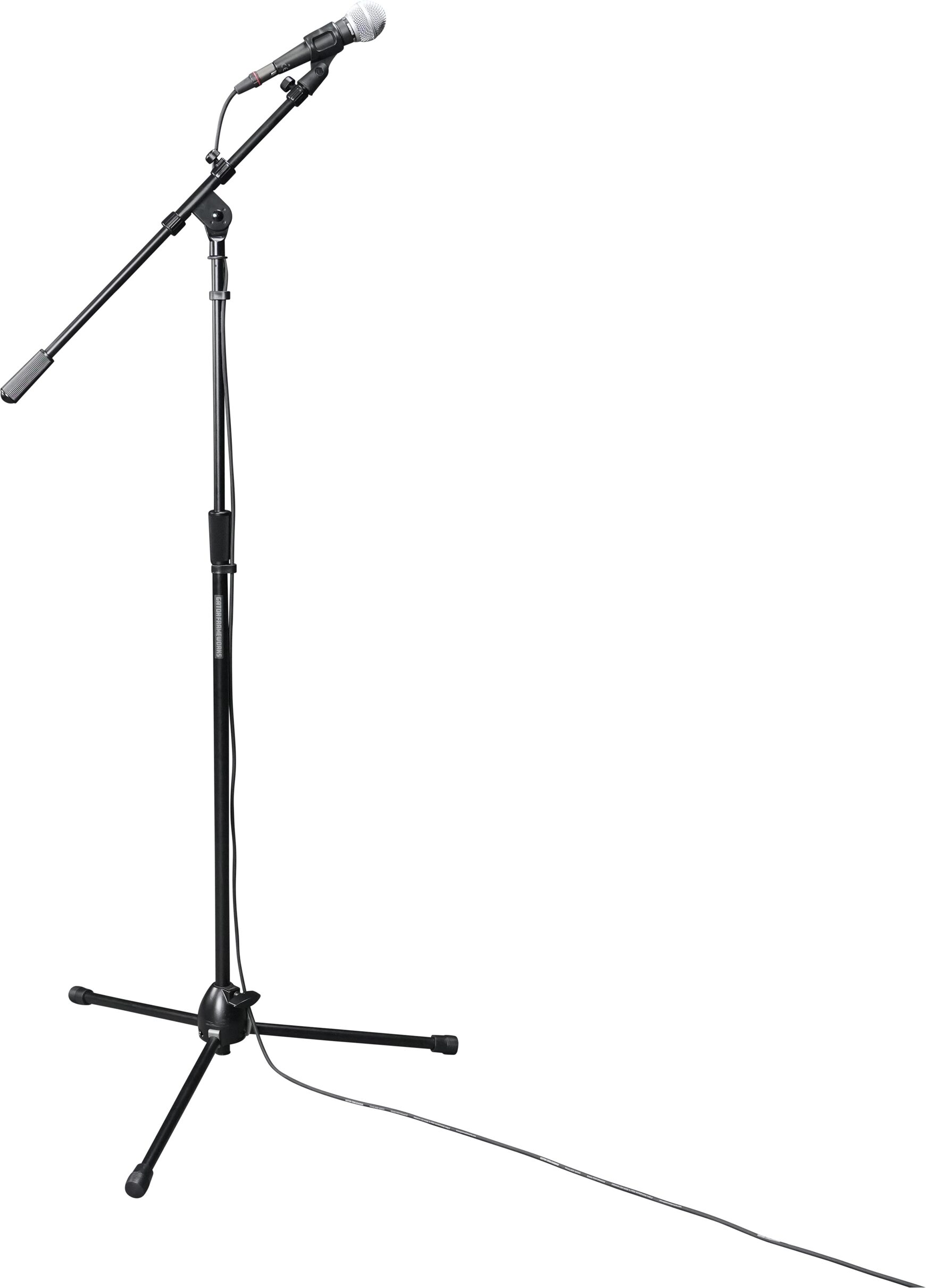 Gator RI-MIC-5020 Rok-It Heavy-Duty Telescoping Boom Microphone Stand, New, Action Position Back