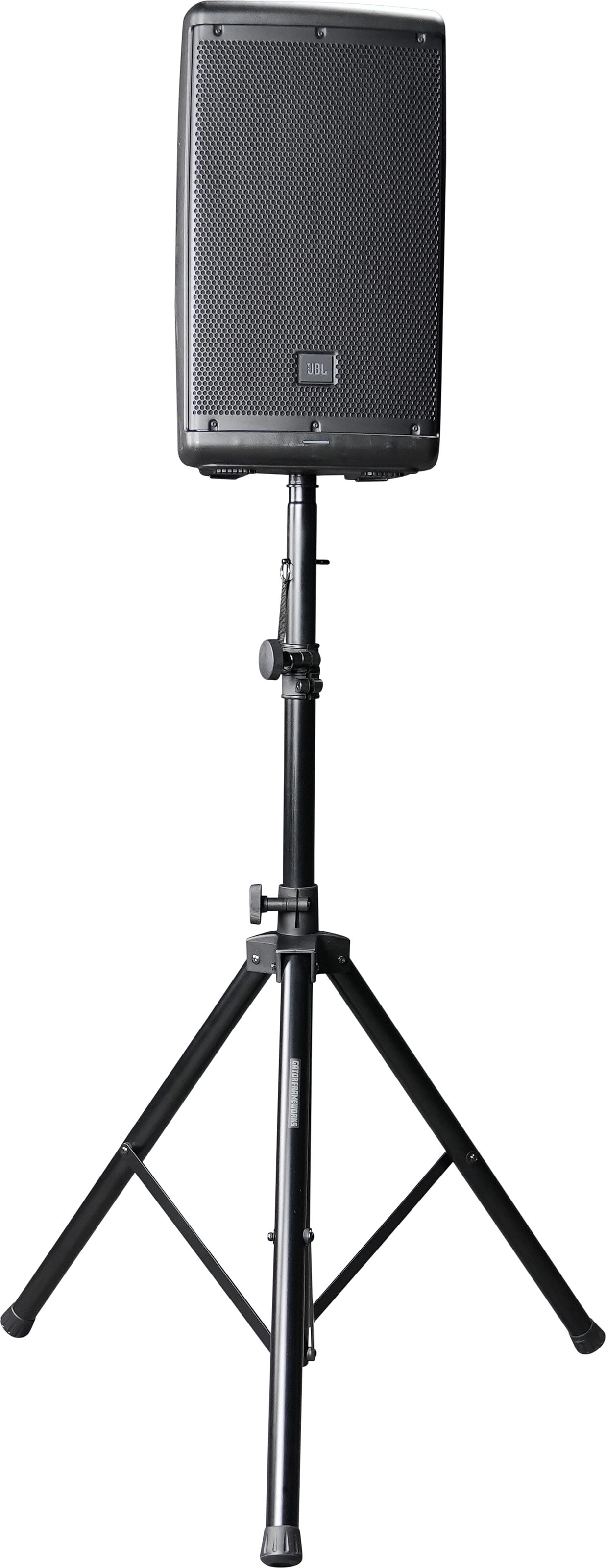 Gator Rok-It Aluminum Tripod Speaker Stand, New, Action Position Back