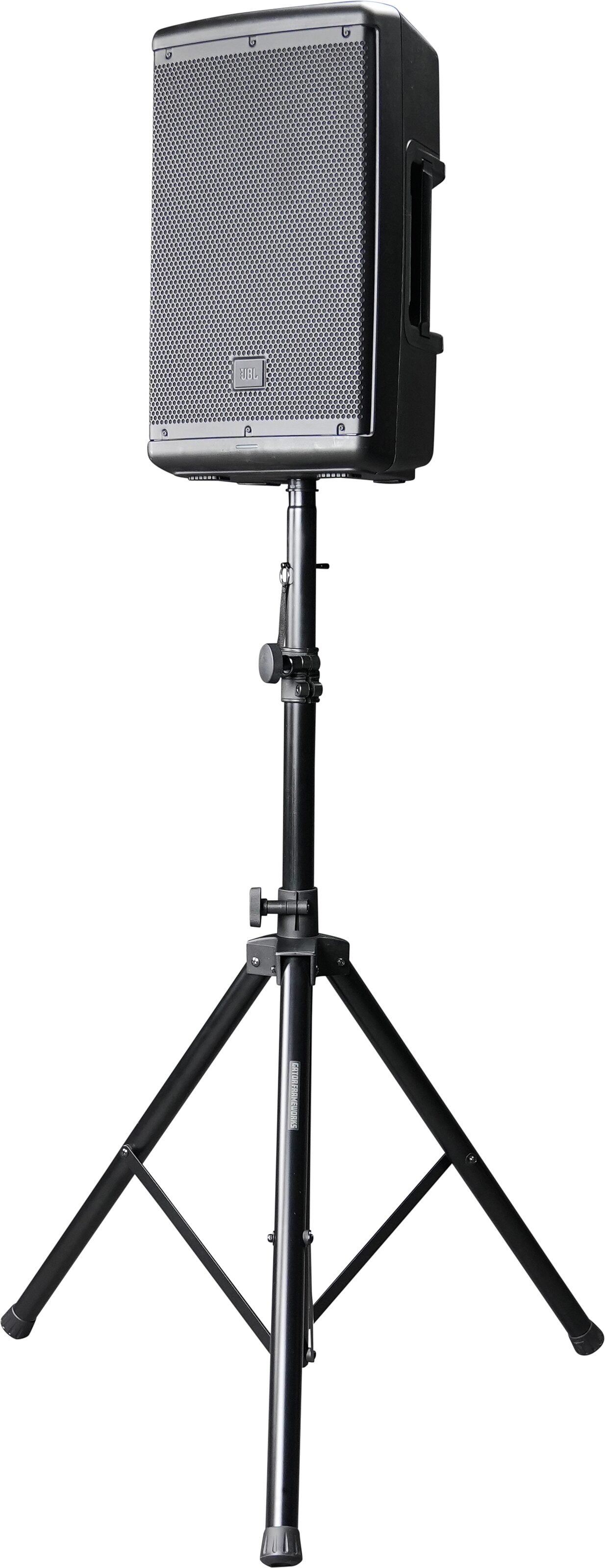 Gator Rok-It Aluminum Tripod Speaker Stand, New, Action Position Back