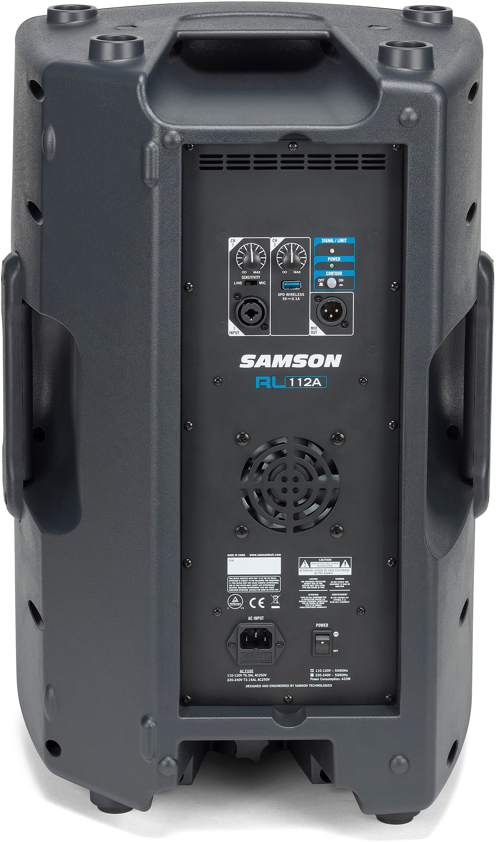 Samson RL115A 2-Way Powered Speaker (800 Watts), Action Position Front