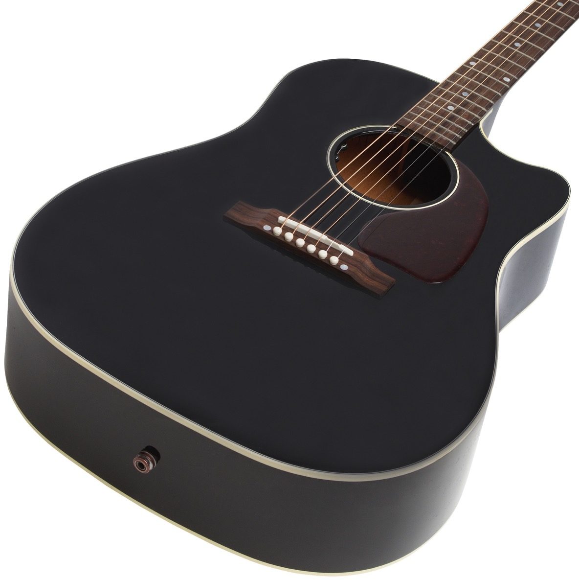 Gibson 2018 Limited Edition J-45 Ebony Cutaway Acoustic-Electric
