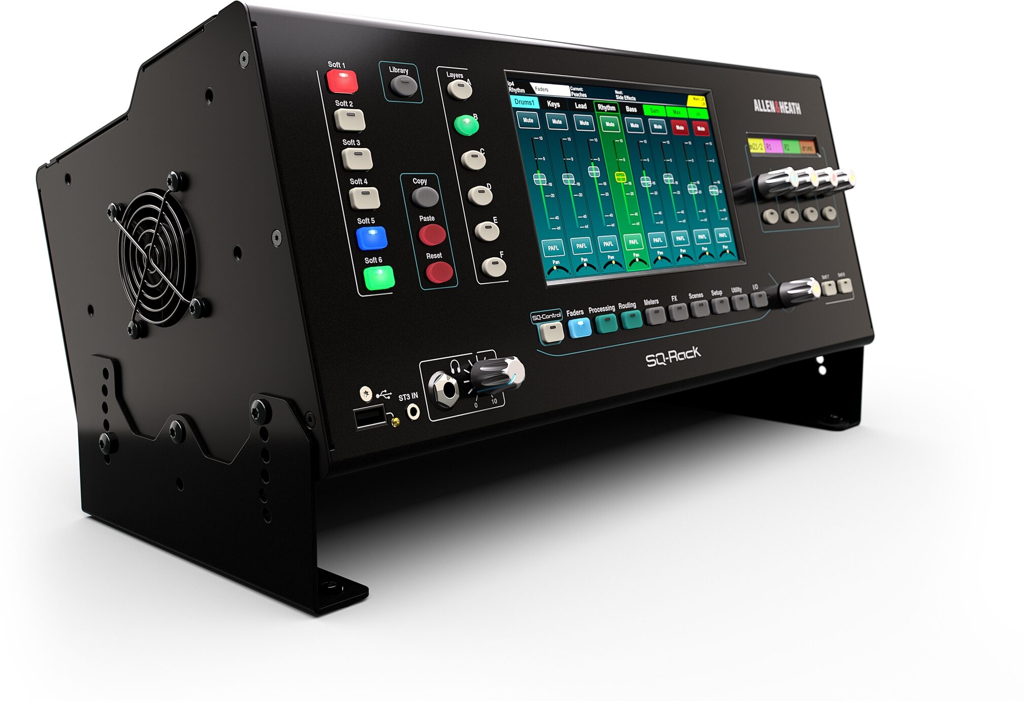 Allen and Heath SQ-Rack Digital Mixer, New, Action Position Back