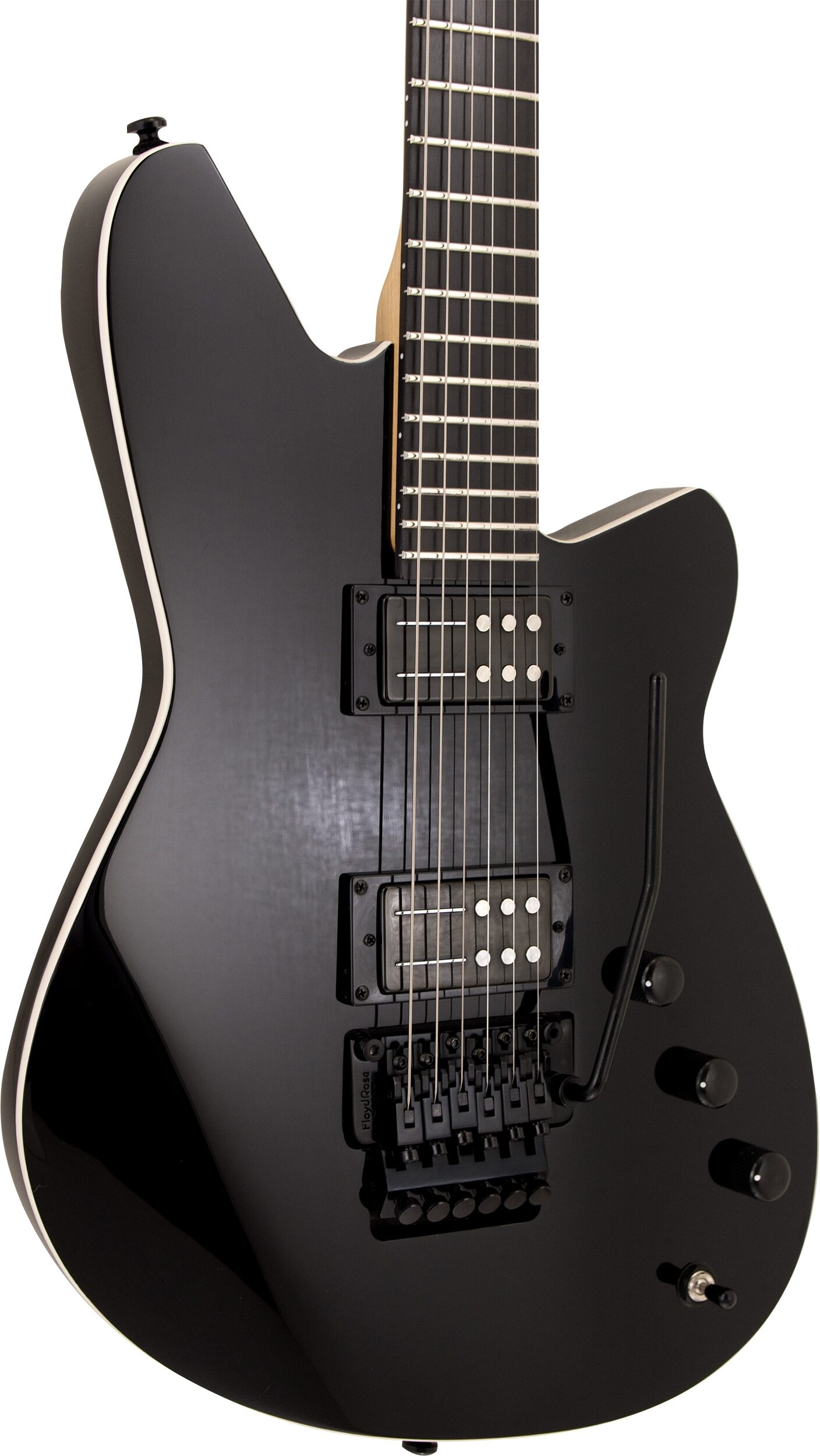Reverend Kingbolt RA Blackout Edition Electric Guitar, New, Action Position Back