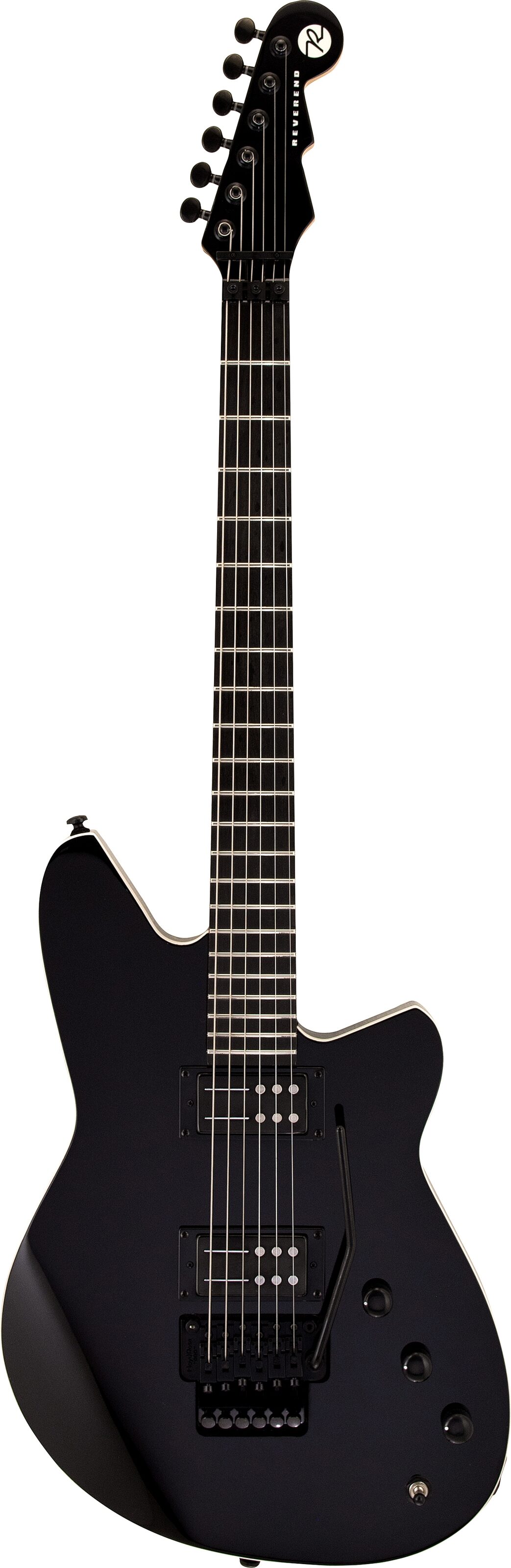 Reverend Kingbolt RA Blackout Edition Electric Guitar, New, Action Position Back