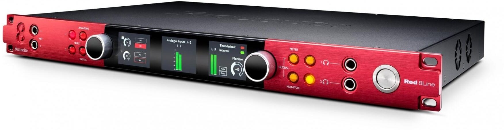 Focusrite Red 8Line Thunderbolt Audio Interface, Main Side