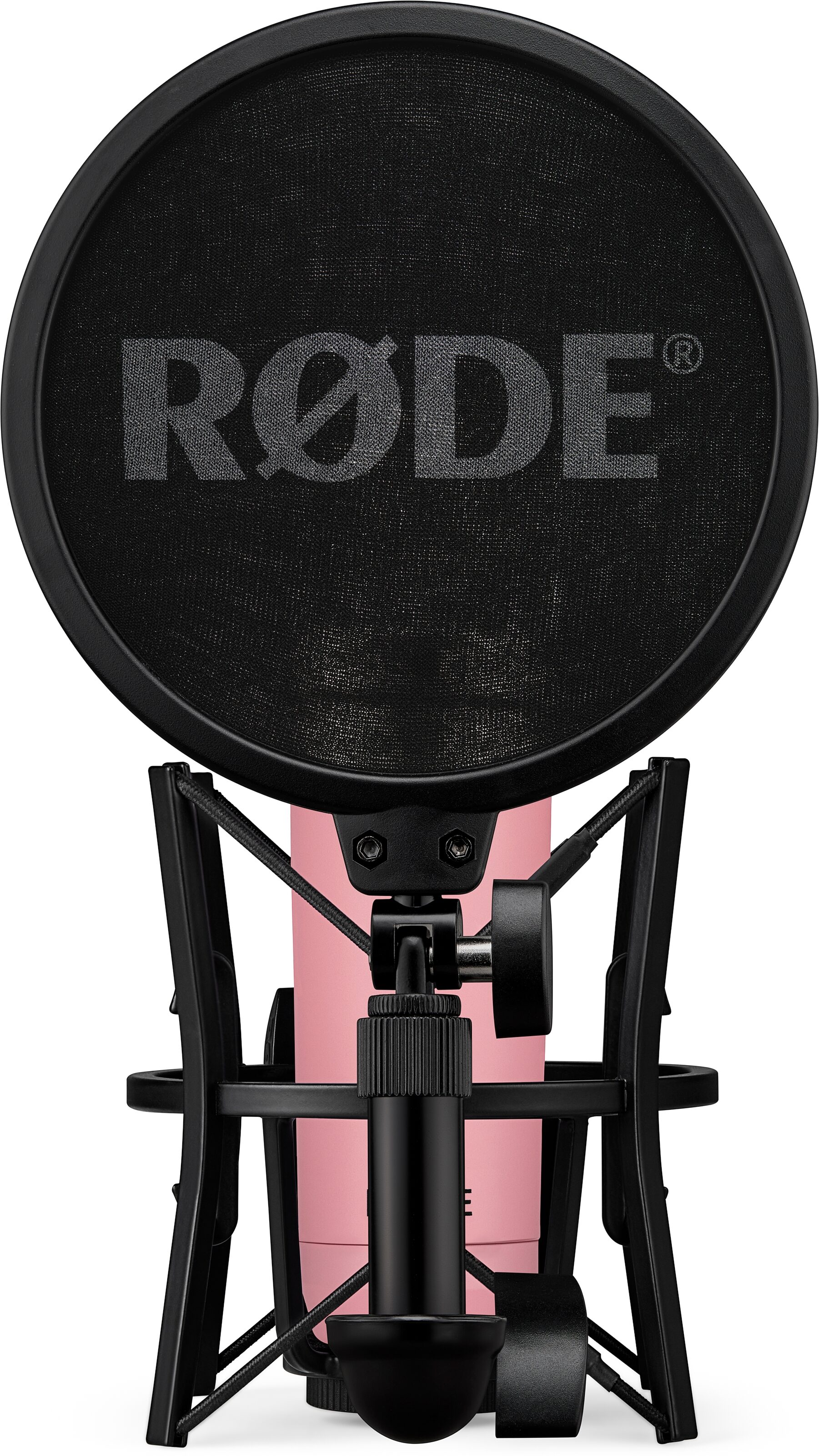 Rode NT1 Signature Series Studio Condenser Microphone, Pink, Open Box (Like New), Pop Filter