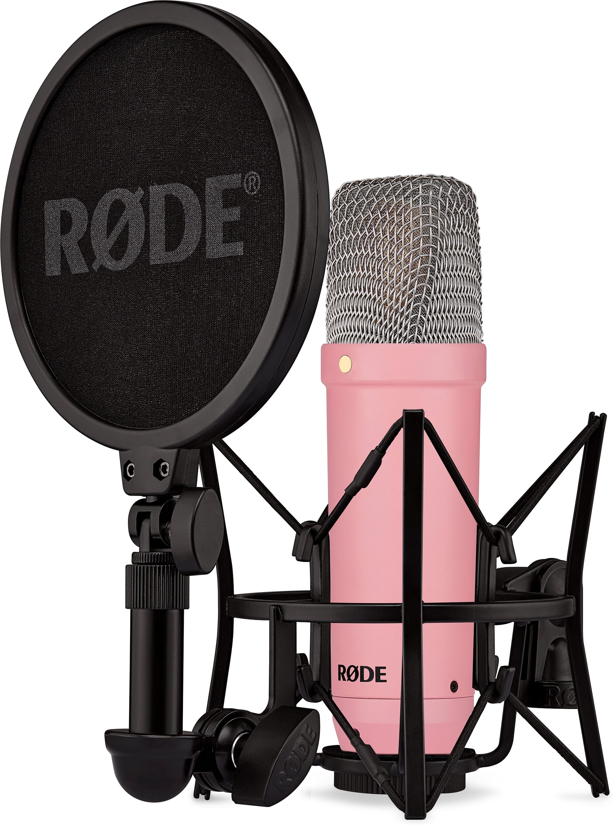 Rode NT1 Signature Series Studio Condenser Microphone, Pink, Open Box (Like New), Main