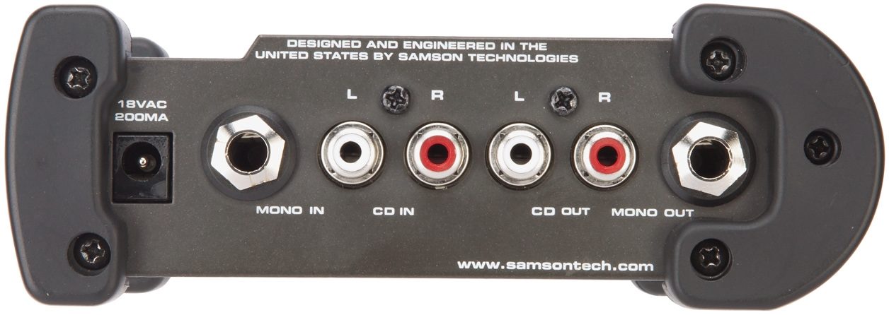 Samson S-Equalizer 7-Band Graphic Equalizer, Connections