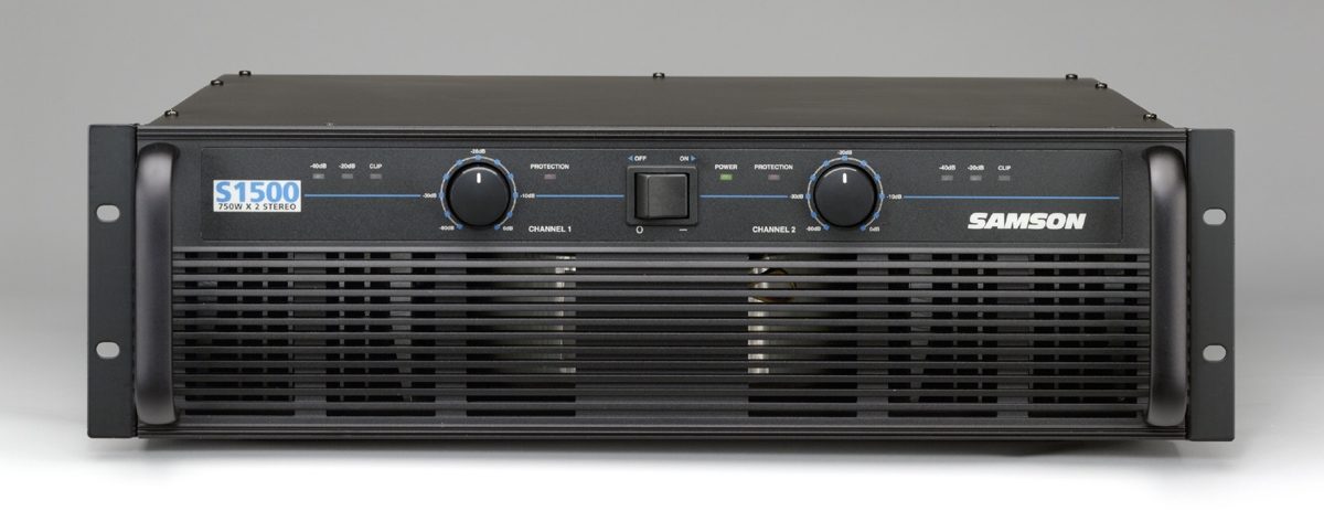 Samson S1500 Power Amplifier, Main