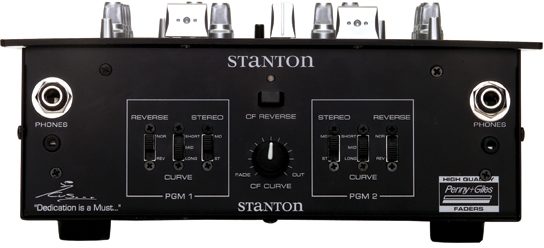 Stanton SA8 DJ Focus Signature Mixer, Bottom