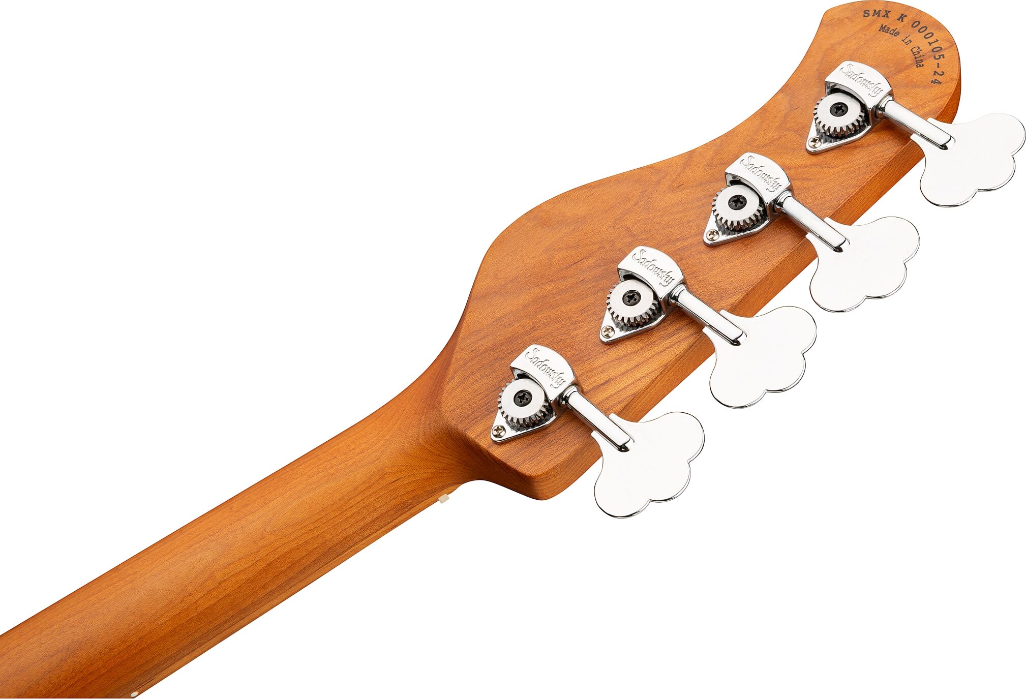 Sadowsky MetroExpress MS4 Modern Electric Bass, with Maple Fingerboard, Olympic White, Action Position Back
