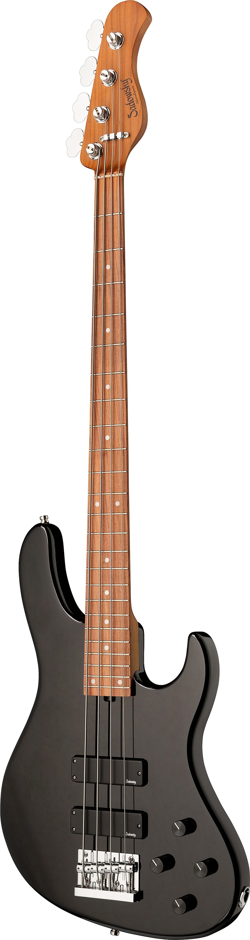 Sadowsky MetroExpress MS4 Modern Electric Bass, with Morado Fingerboard, Black, Action Position Back