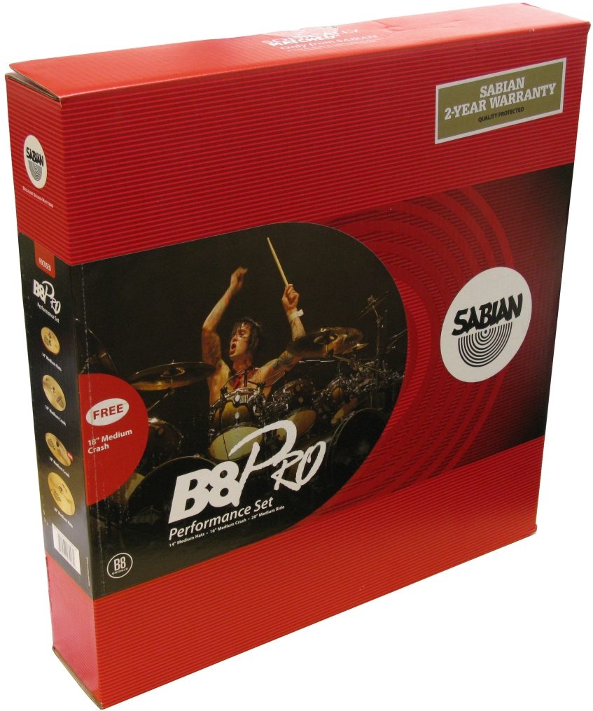 Sabian B8 Pro Performance Set Cymbal Pack, Main