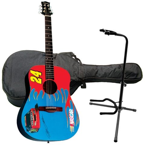 Silvertone NASCAR Acoustic Guitar Package, Jeff Gordon