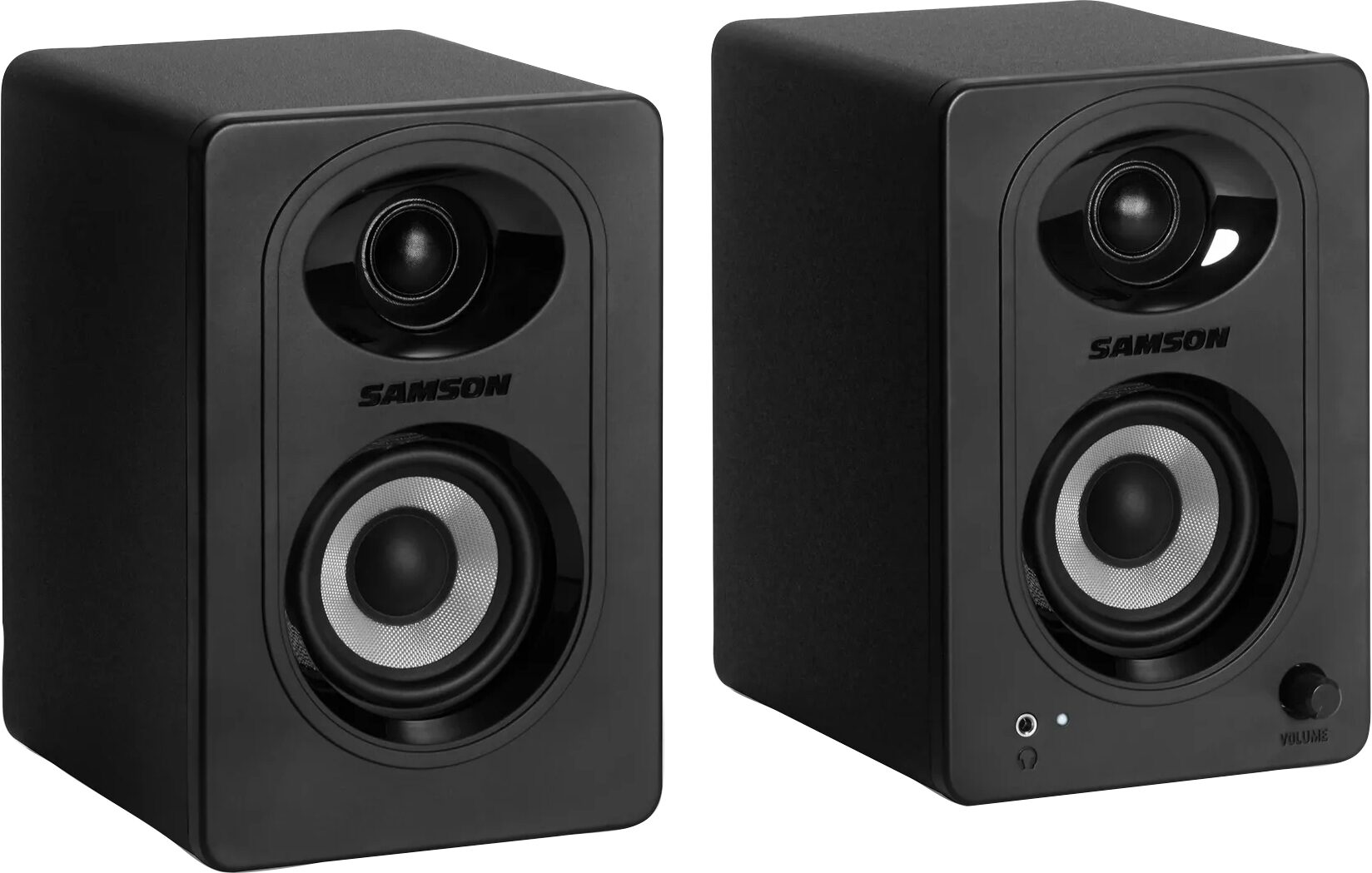 Samson MX3BT MediaOne Powered Studio Monitors, Pair, Action Position Back
