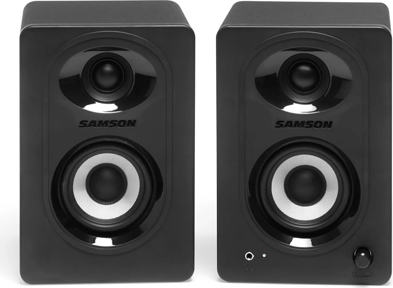Samson MX3BT MediaOne Powered Studio Monitors, Pair, Action Position Back