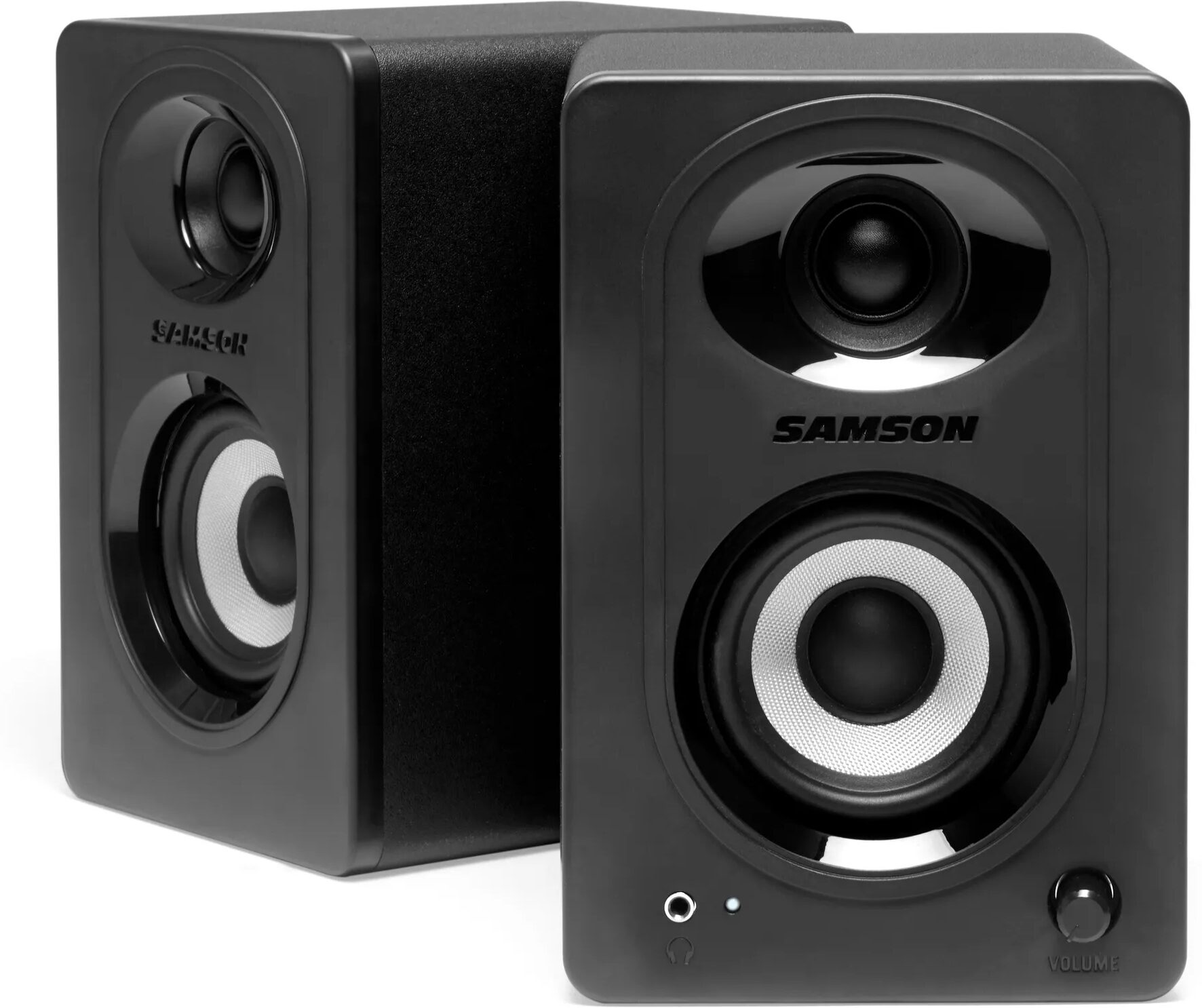 Samson MX3BT MediaOne Powered Studio Monitors, Pair, Action Position Back