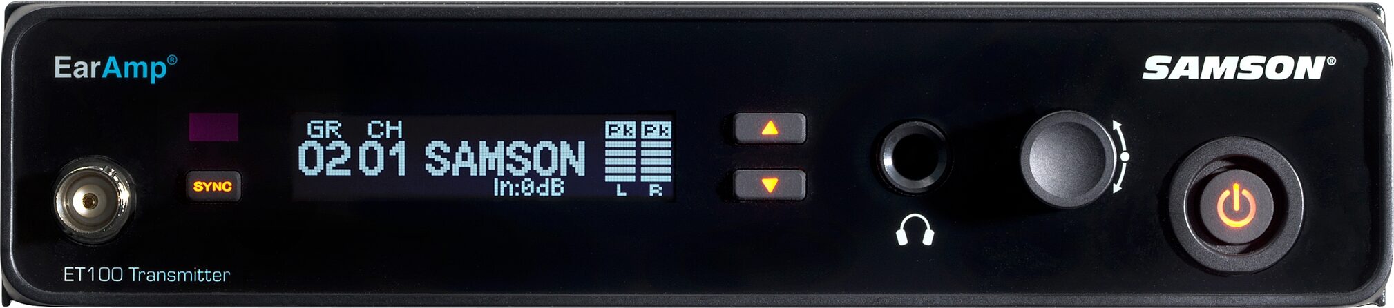 Samson EarAmp ER100 Wireless In-Ear Receiver, Band K, Action Position Back